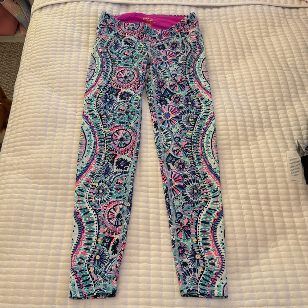 Lilly Pulitzer low rise long leggings EUC